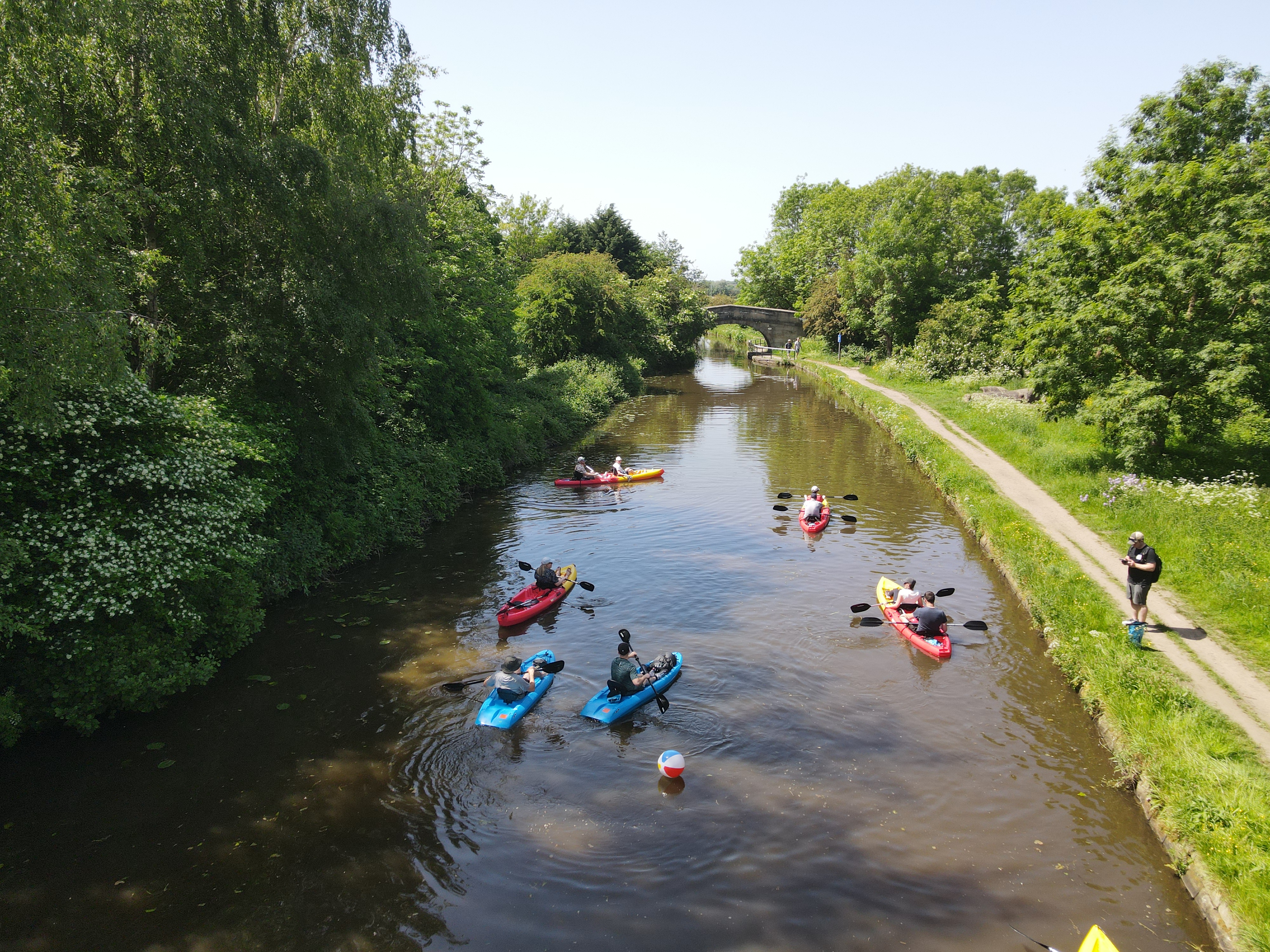 Paddling the Leeds–Liverpool Canal, Lancashire